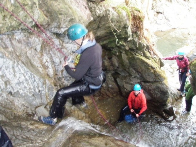  Rappel en cascada 